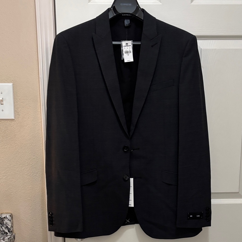 Express Men's Charcoal Blazer
